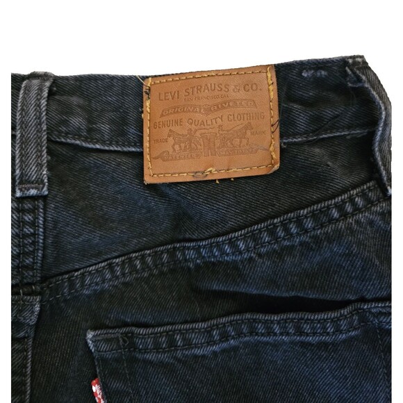 Levi's Black Wide Leg Jeans - Picture 5 of 8